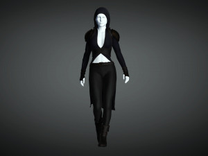 The sorceress - fantasy style armor 3D Model