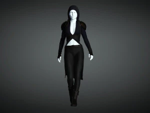 魔術師 - ファンタジー スタイルの鎧 3Dモデル