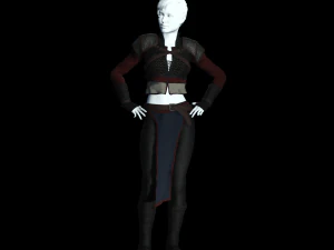 The adventuress - fantasy style armor 3D Model