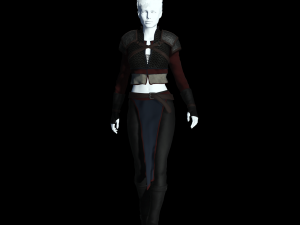 The adventuress - fantasy style armor 3D मॉडल