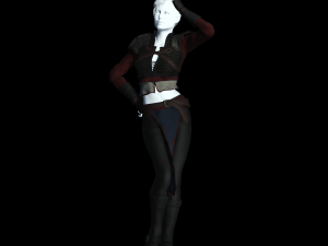 The adventuress - fantasy style armor 3D मॉडल
