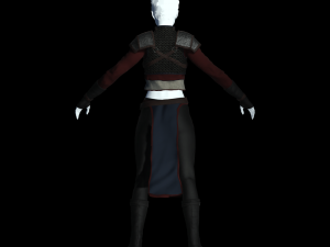 The adventuress - fantasy style armor 3D मॉडल