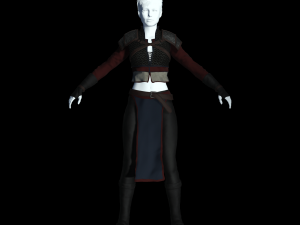 The adventuress - fantasy style armor 3D मॉडल