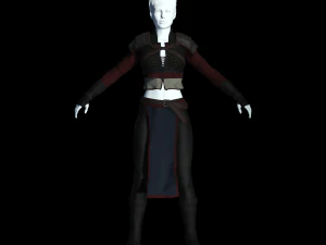 The adventuress - fantasy style armor 3D Model