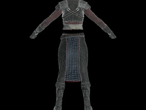 The adventuress - fantasy style armor 3D Model