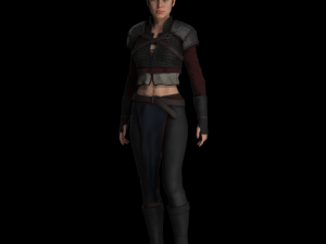 The adventuress - fantasy style armor 3D मॉडल