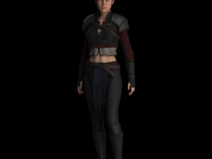 The adventuress - fantasy style armor 3D Model