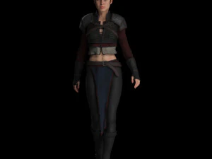 The adventuress - fantasy style armor 3D Model