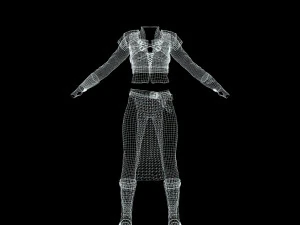 The adventuress - fantasy style armor 3D Model
