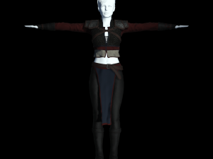 The adventuress - fantasy style armor 3D मॉडल