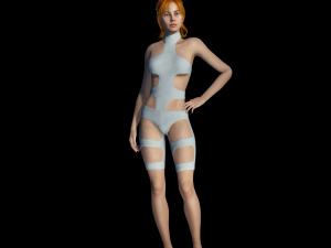 the element clothing set 3D 模型