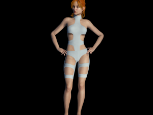 the element clothing set 3D 模型