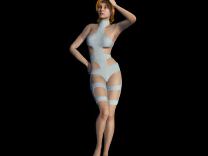 the element clothing set 3D Model