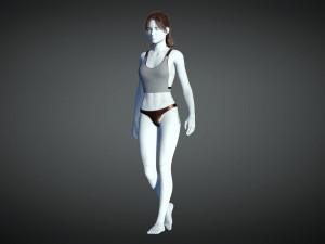 cyberpunk - dreamer underwear set a 3D Model