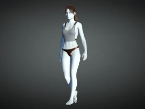 cyberpunk - conjunto de roupas íntimas sonhadoras Modelo 3D