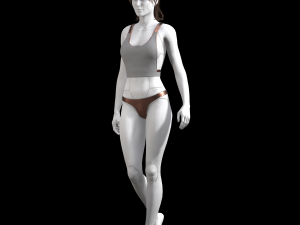 cyberpunk - dreamer underwear set a 3D Model