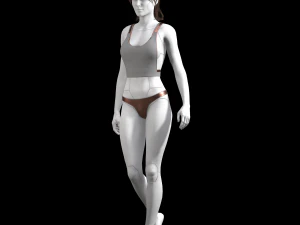 cyberpunk - conjunto de roupas &iacute;ntimas sonhadoras Modelo 3D