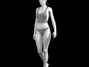 cyberpunk - dreamer underwear set a 3D Model