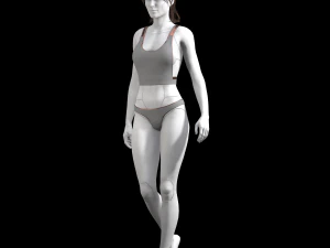 cyberpunk - conjunto de roupas &iacute;ntimas sonhadoras Modelo 3D