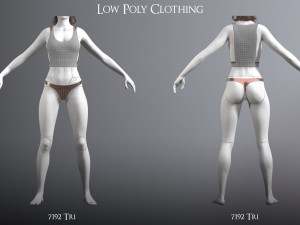 cyberpunk - dreamer underwear set a 3D Model