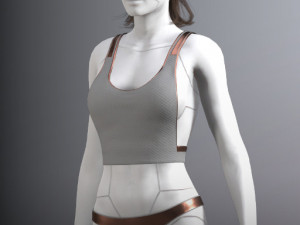 cyberpunk - dreamer underwear set a 3D Model