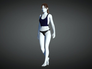 cyberpunk - dreamer underwear set b 3D Model