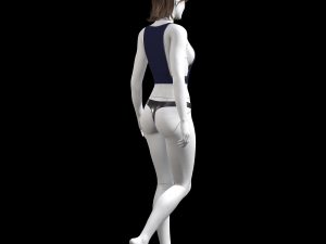 cyberpunk - dreamer underwear set b 3D Model