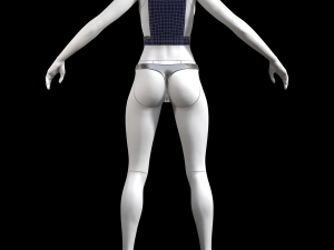 cyberpunk - dreamer underwear set b 3D Model
