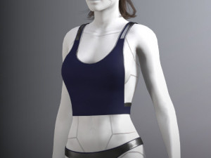 cyberpunk - dreamer underwear set b 3D Model