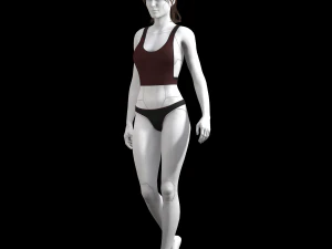 cyberpunk - dreamer underwear set c 3D Model