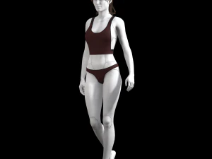 cyberpunk - dreamer underwear set c 3D Model