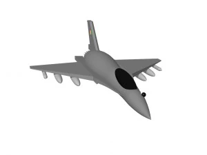 Jet F16 3D Modell