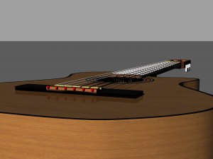 guitar 3D Modell