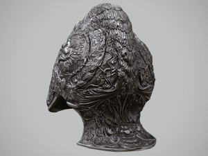 burgonet filippo negroli 3D Модель