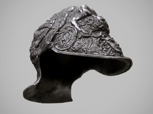 burgonet filippo negroli 3D Модель