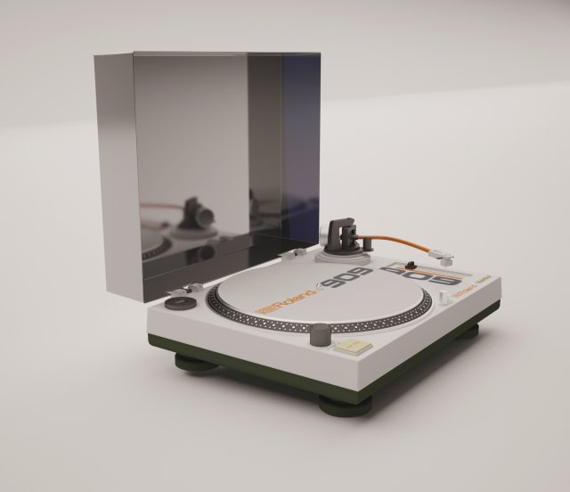 vinyl player roland Model 3D .c4d .max .obj .3ds .fbx .stl .blend 