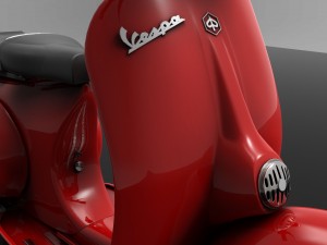 vespa scooter model 3D-Modell