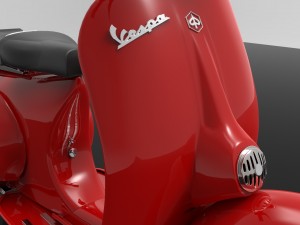 vespa scooter model 3D-Modell
