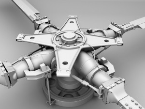 helicopter rotor 3D Model