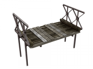 wood bridge Modelo 3D