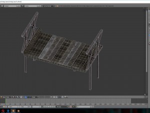 wood bridge 3D Model