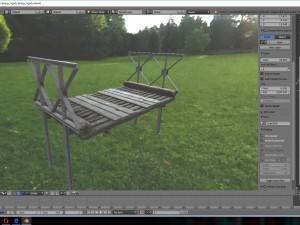 wood bridge 3D Model