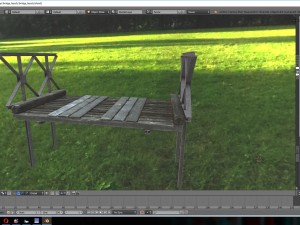 wood bridge 3D Model