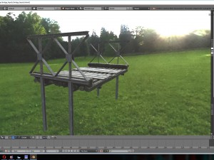 wood bridge 3D Model