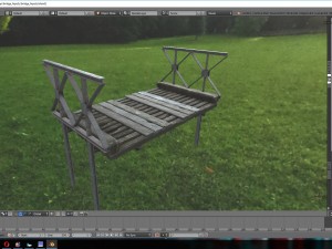 wood bridge 3D Model