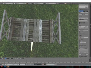 wood bridge 3D Model