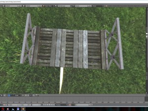 wood bridge 3D Model