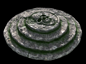 stand stone Modelo 3D
