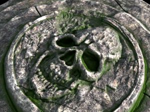 stand stone Modelo 3D