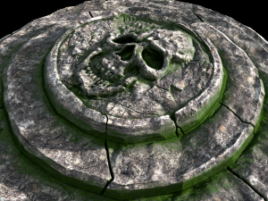 stand stone Modelo 3D